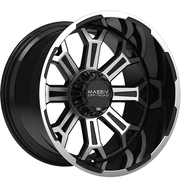 Massiv Offroad OR2 Gloss Black with Machined Face and Trim