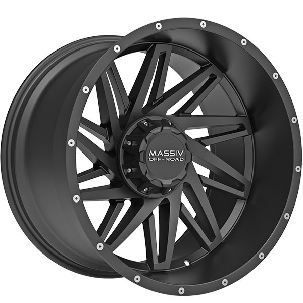 Massiv Offroad OR3 Satin Black with Milled Spokes