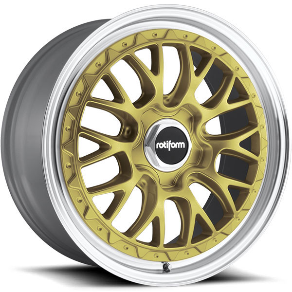 Rotiform LSR Gold with Machined Lip